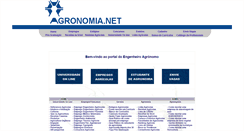 Desktop Screenshot of agronomianet.com.br
