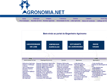 Tablet Screenshot of agronomianet.com.br